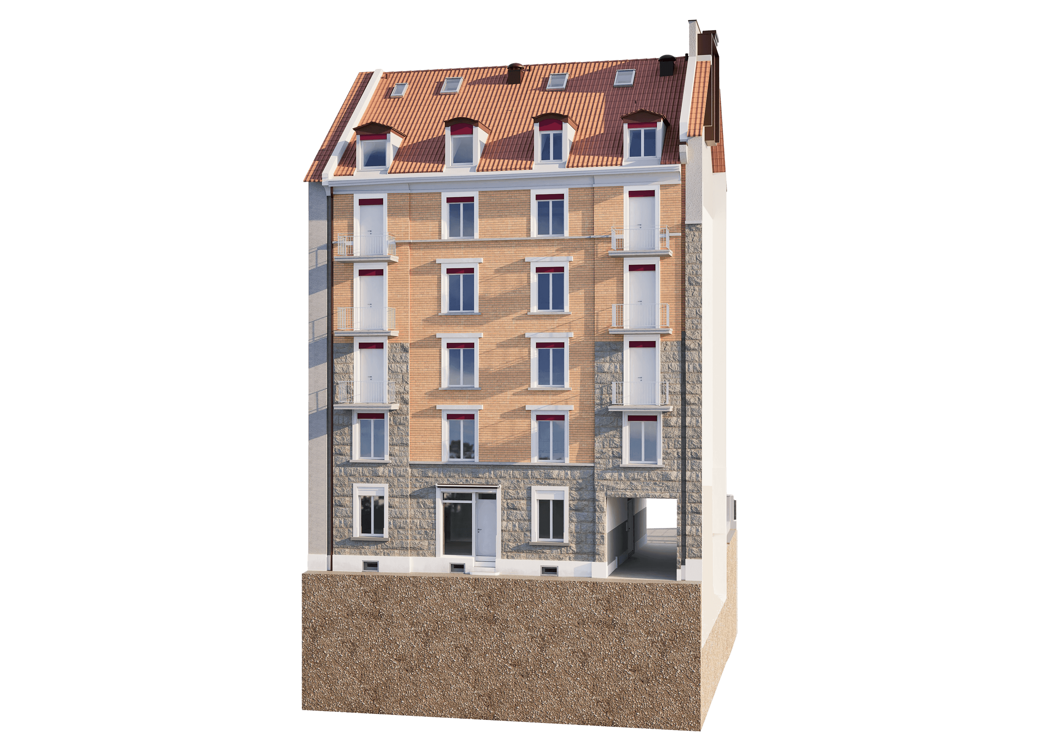 3D-Aufnahmen von Gebäuden