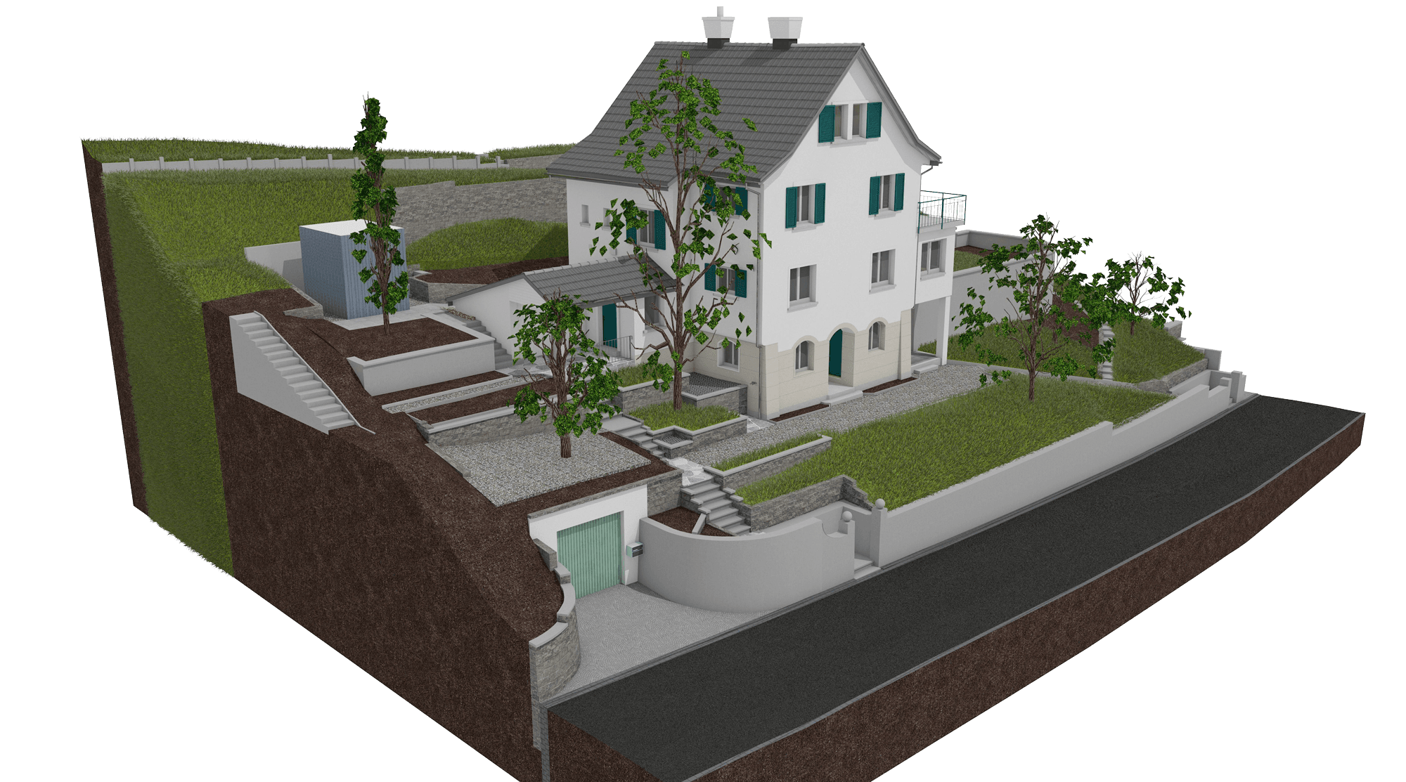 gebäude ausmessen