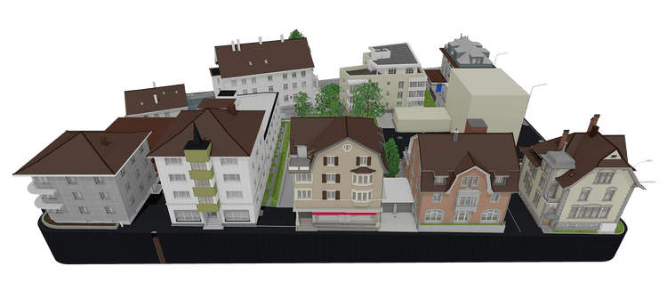 Poststrasse, Friedtalweg, Lerchenfeldstrasse, Wil